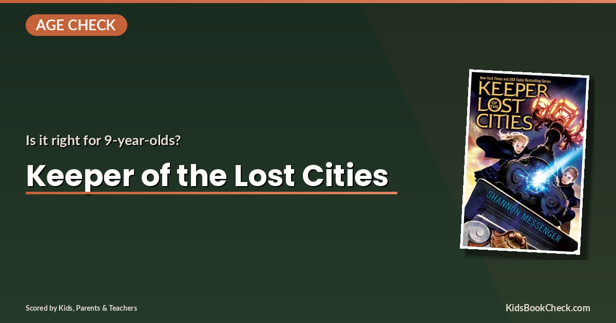Keeper of the Lost Cities book with age rating guide for parents
