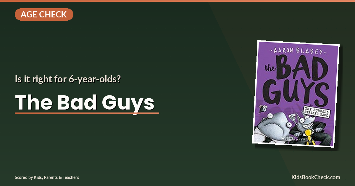 Bad Guys book cover with comic illustrations and parent-kid rating gap explained